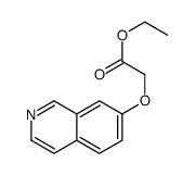 2-(7-异喹啉氧基)乙酸乙酯结构式