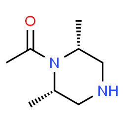Piperazine,1-acetyl-2,6-dimethyl-,(2R,6S)-rel-(9CI)结构式