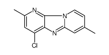 4-Chloro-2,7-dimethyldipyrido(1,2-a:3',2'-d)imidazole结构式