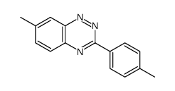 7-methyl-3-(4-methylphenyl)-1,2,4-benzotriazine结构式