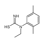 (9CI)-N-(2,5-二甲基苯基)-N-乙基硫脲结构式