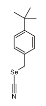 (4-tert-butylphenyl)methyl selenocyanate Structure