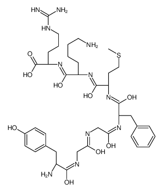 enkephalin-Met, Lys(6)-Arg(7)-结构式