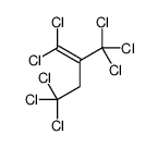 1,1,4,4,4-pentachloro-2-(trichloromethyl)but-1-ene结构式