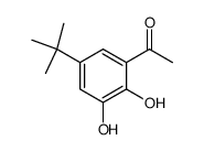 Ethanone, 1-[5-(1,1-dimethylethyl)-2,3-dihydroxyphenyl]- (9CI)结构式