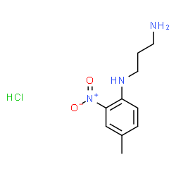 N1-(4-Methyl-2-nitrophenyl)propane-1,3-diamine hydrochloride structure