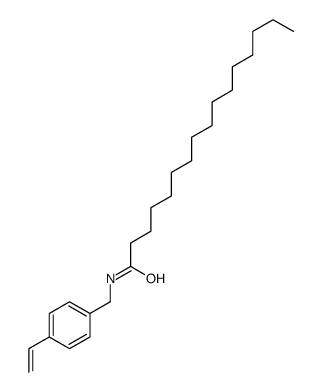 N-[(4-ethenylphenyl)methyl]hexadecanamide结构式