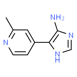 1H-Imidazol-5-amine,4-(2-methyl-4-pyridinyl)- Structure