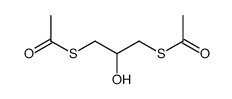 1,3-bisacetylthio-2-propanol Structure