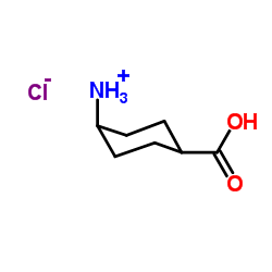 4-Carboxycyclohexanaminium chloride Structure