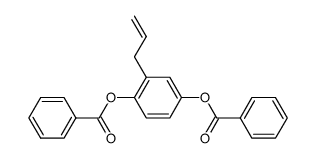 2-allyl-1,4-bis-benzoyloxy-benzene Structure