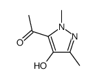 Ethanone,1-(4-hydroxy-1,3-dimethyl-1H-pyrazol-5-yl)- Structure
