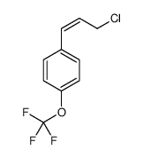 1-(3-chloroprop-1-enyl)-4-(trifluoromethoxy)benzene Structure