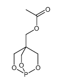 4-acetoxymethyl-2,6,7-trioxa-1-phospha-bicyclo[2.2.2]octane结构式