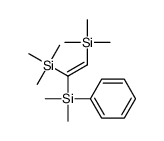 1,2-bis(trimethylsilyl)ethenyl-dimethyl-phenylsilane Structure