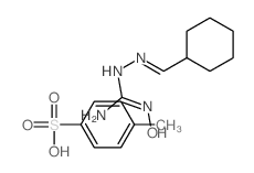 2-(Cyclohexylmethylene)-N-hydroxyhydrazinecarboximidamide 4-methylbenzenesulfonate Structure