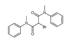 2-bromo-N,N'-dimethyl-N,N'-diphenylpropanediamide结构式