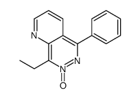 8-ethyl-7-oxido-5-phenylpyrido[2,3-d]pyridazin-7-ium结构式