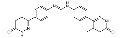 N,N'-bis[4-(5-methyl-4,5-dihydro-3(2H)-pyridazinon-6-yl)phenyl]-formamidine Structure