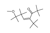 (Z)-4-(tert-butyl)-7-methoxy-2,2,6,6,7-pentamethyloct-4-en-3-one Structure