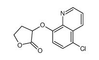3-(5-chloroquinolin-8-yl)oxyoxolan-2-one结构式
