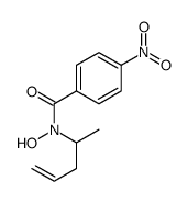N-hydroxy-4-nitro-N-pent-4-en-2-ylbenzamide Structure
