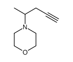 Morpholine,4-(1-methyl-3-butynyl)- (9CI) structure