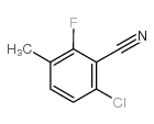 6-氯-2-氟-甲基苯甲腈结构式