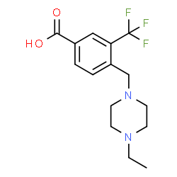 4-[(4-乙基哌嗪-1-基)甲基] -3-(三氟甲基)苯甲酸盐酸盐图片