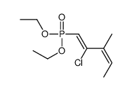 2-chloro-1-diethoxyphosphoryl-3-methylpenta-1,3-diene Structure