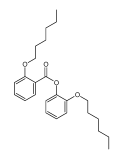 (2-hexoxyphenyl) 2-hexoxybenzoate Structure