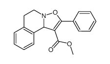 2-phenyl-6,10b-dihydro-5H-isoxazolo[3,2-a]isoquinoline-1-carboxylic acid methyl ester结构式