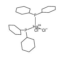bis(dicyclohexylphosphanyl)mercury(IV) chloride结构式