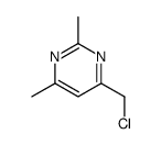 4-(chloromethyl)-2,6-dimethylpyrimidine结构式