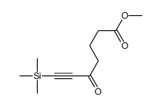 methyl 5-oxo-7-trimethylsilylhept-6-ynoate Structure