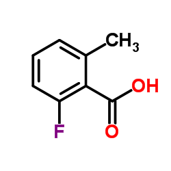 2-氟-6-甲基苯甲酸结构式