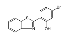 2-(benzo[d]thiazol-2-yl)-5-bromophenol structure