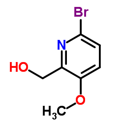 (6-Bromo-3-methoxy-2-pyridinyl)methanol结构式