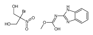2-bromo-2-nitropropane-1,3-diol,methyl N-(1H-benzimidazol-2-yl)carbamate结构式