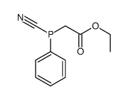 ethyl 2-[cyano(phenyl)phosphanyl]acetate结构式