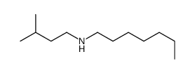 N-(3-methylbutyl)heptan-1-amine Structure