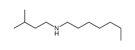 N-(3-methylbutyl)heptan-1-amine结构式