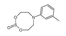 6-(3-methylphenyl)-1,3,2,6-dioxathiazocane 2-oxide结构式