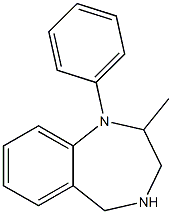 2-Methyl-1-phenyl-2,3,4,5-tetrahydro-1H-benzo[e][1,4]diazepine Structure