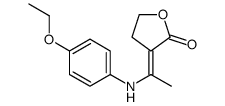 3-[1-(4-ethoxyanilino)ethylidene]oxolan-2-one Structure