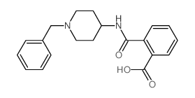 2-{[(1-Benzyl-4-piperidinyl)amino]-carbonyl}benzoic acid结构式