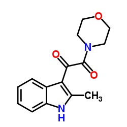 1-(2-METHYL-1H-INDOL-3-YL)-2-MORPHOLINO-1,2-ETHANEDIONE结构式