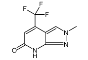 2-Methyl-4-(trifluoromethyl)-2h-pyrazolo[3,4-b]pyridin-6-ol Structure