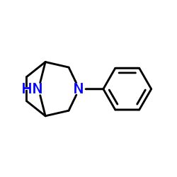 3-Phenyl-3,8-diazabicyclo[3.2.1]octane Structure
