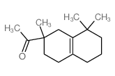 Ethanone,1-(1,2,3,4,5,6,7,8-octahydro-2,8,8-trimethyl-2-naphthalenyl)- Structure